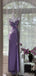 Shiny Purple Spaghetti Strap Sleeveless Mermaid Long Prom Dress Ideas, Evening Party Dresses, WGP1903