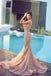 Sexy Pink Halter Mermaid Long Prom Dress Ideas, Evening Party Dresses,WGP1889