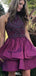 Gorgeous Halter A-line Short Mini Homecoming Dress,EPT580