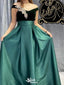 Formal Off-shoulder A-line Long Prom Dress Ideas, Evening Party Dresses,WGP1746